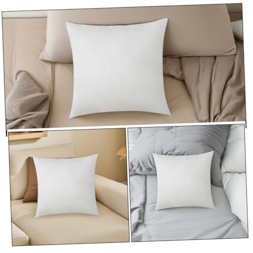 Relleno Cojín 50x50 de Algodón PP Pack de 2 Insertos Cuadrados para Sofá y Decoración 4