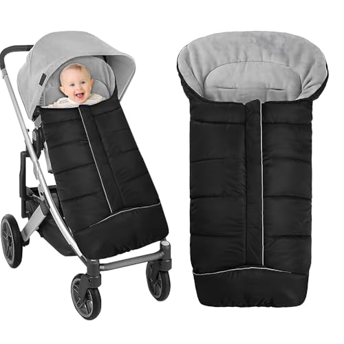 Rakuker Sacco Termico Passeggino Universale, Coprigambe Passeggino Invernale, Sacco Passeggino...