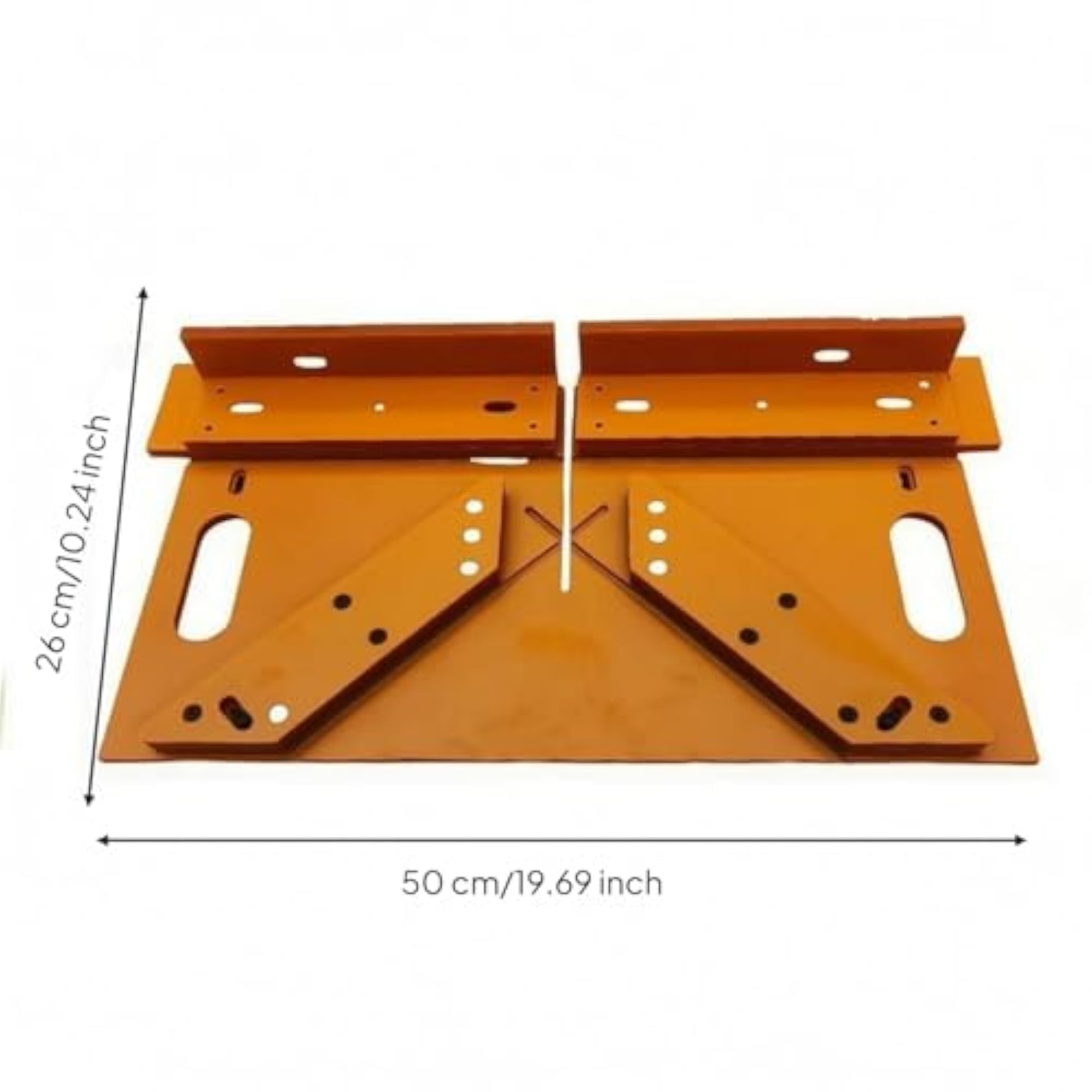 Metal Miter-Cutting Template for Door Trim