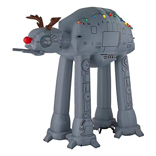 Gemmy 37523 Airblown at-at w/Light String Star Wars Christmas Inflatable