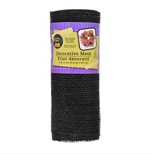 Decorative Mesh Rolls for Decorating and Crafting (3 Rolls, Orange Black Purple)