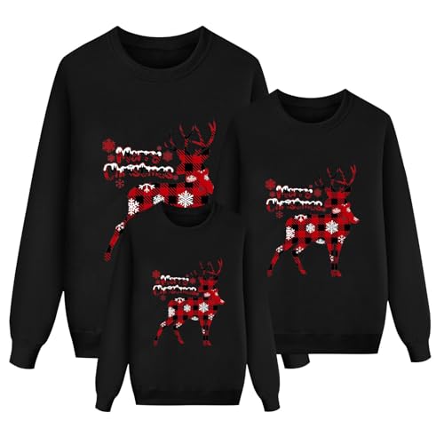 Genérico Jersey de Navidad Familia Jersey Mujer Navidad Jersey Jersey de Navidad Hombre Suéter Pareja Suéteres De Navidad Familias Pijamas Noel Suéter Moche De, A02, 2-3 Años