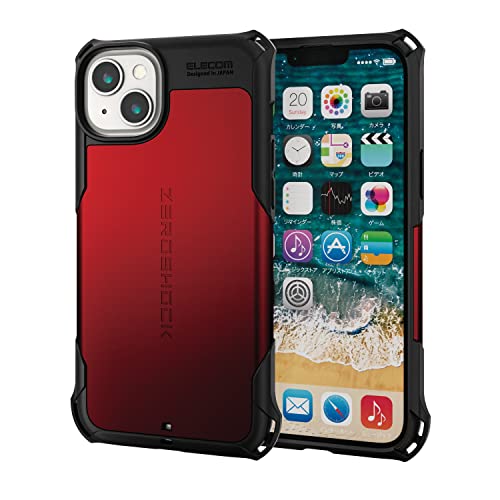 �G���R�� iPhone 14 Plus �P�[�X �J�o�[ �ϏՌ� �Ռ��z�� ZEROSHOCK [�l�p�_���p�[/�n�j�J���\��/�_�u�����C���[�݌v] �y�Ռ��z���t�B�����t���z �X�g���b�v�z�[���t�� ���b�h PM-A22BZERORD
