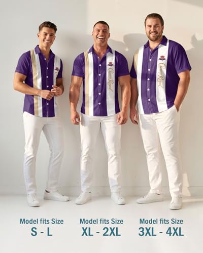 Image of 99TIMORO Funny Film Summer Button Down Shirt Men Short Sleeve Top | Movie Character Hawaiian Shirts for Men Lightweight Breathable Beach Vacation Business Casual Summer Gifts Classic Fit
