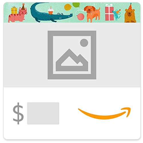 Amazon eGift Card - Upload Your Photo - Birthday Party Animals