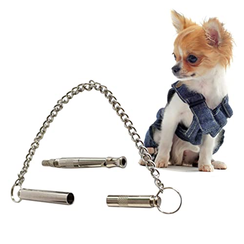 BESPORTBLE Whistle for Dogs Dog Training Whistle for Recall Copper Plated Portable Lanyard Suitable for Multiple Breeds