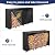 HONEST OUTFITTERS 6ft Firewood Rack Cover, Heavy Duty Waterproof 600d Oxford Outdoor Firewood Storage Cover with Zipper and Openable Front Flap, Cover Only