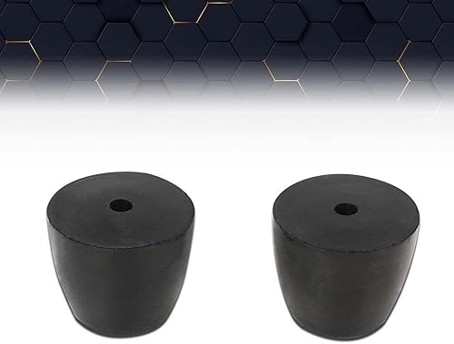 Miniatura 3 de PIT66 Parachoques de goma para puerta de rampa compatible con camión de remolque de carga, 2 unidades