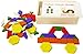 Toys of Wood Oxford TOWO 60 Formine Geometriche in Legno per Creare Forme e Abbinamenti - in Una Scatola di Legno - Gioco Tangram di Selezione di Forme - Forme Geometriche per Bambini di 3, 4, 5 Anni