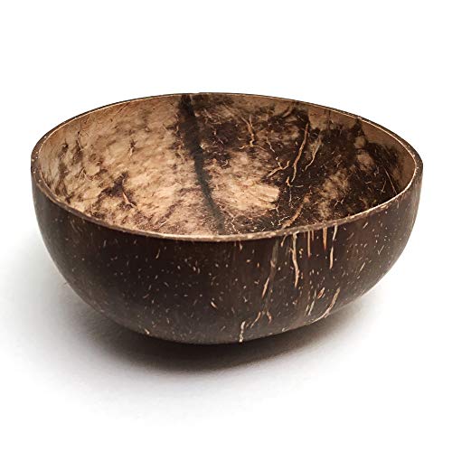 Nature Nerds - Coquille de noix de coco (à l'unité) / polie et huilée / Buddha Bowl Cover