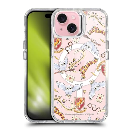 Protection iPhone 15 MagSafe Harry Potter Gryffondor étui antichoc