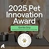 GORILLA GRIP 100% Waterproof Raised Edge BPA Free Silicone Pet Feeding Mat, Dog Cat Food Mats Contain Spills Protects Floors, Placemats for Cats and Dogs Water Bowl, Pets Accessories 18.5x11.5 Gray #5