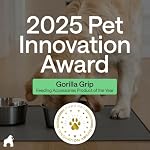 GORILLA GRIP 100% Waterproof Raised Edge BPA Free Silicone Pet Feeding Mat, Dog Cat Food Mats Contain Spills Protects Floors, Placemats for Cats and Dogs Water Bowl, 18.5x11.5, Gray - Image 6