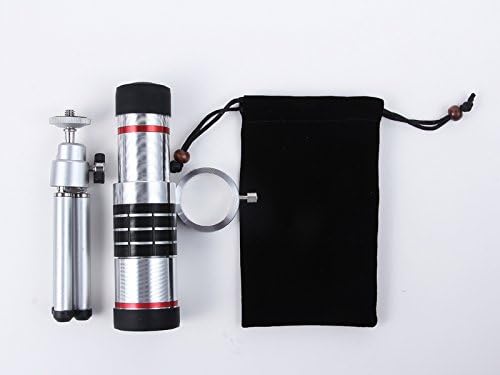 Universal Telephoto Lens Cell Phone Telescope GDIPro Hiking Concert Camera Lens 8X Optical Zoom Telescope Camera Lens with Holder for Middle Camera Smartphone