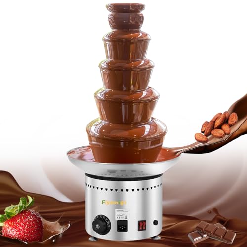 Flyseago Commercial Chocolate Fountain 5 Tiers 13.2 Lbs...