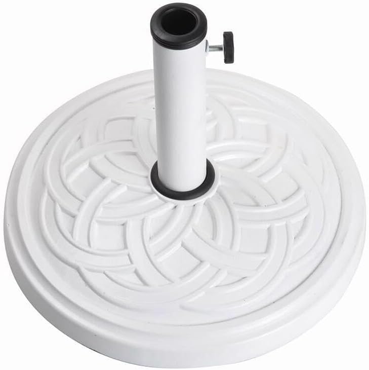 Bond Manufacturing 60478A Gaelen Umbrella Base, 12kg, White