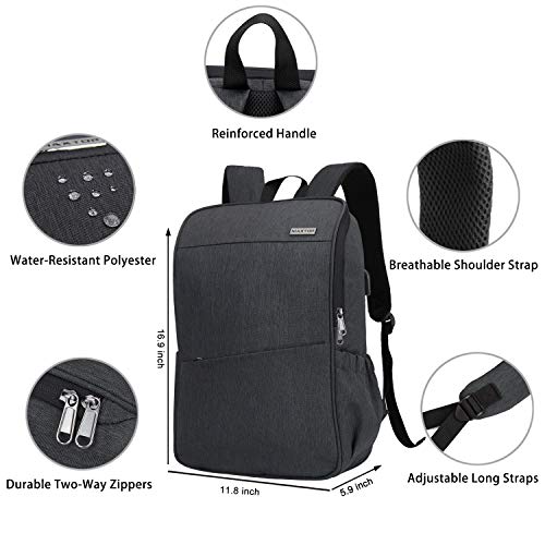 Image of Travel Laptop Backpack with USB Charging Port+Anti-Theft[Water Resistant] College School Bookbag Fits 16 Inch Laptop