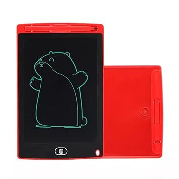 Writing Tablet, Rough pad for Kids Writing Pad Slate for Kids Electronic LCD Writing Tablet for Kids 8.5 Inch New Gadget Gift for Kids-02-Red-WT
