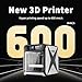 QIDI MAX3 3D Printer, High-Speed Large Size 3D Printers, 600mm/s Fast Print, Fully Auto Leveling, 65℃ Chamber Heat, All-Around & High Precision Industrial Grade, Large Printing Size 12.8×12.8×12.4