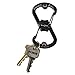Nite Ize Ahhh Dual Bottle Opener, S-Biner Dual Carabiner with Double-Sided Bottle Openers, Black