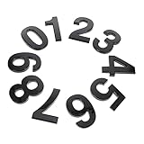 SOPOTUTU 10piezas Casa Digital De Puerta De Casa Números De Dirección De Puerta Para Buzón Para Apartamento Material Abs