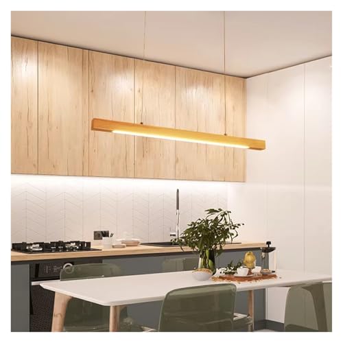Luminaire décoratif d'éclairage en bois avec barres réglables de 120cm de long