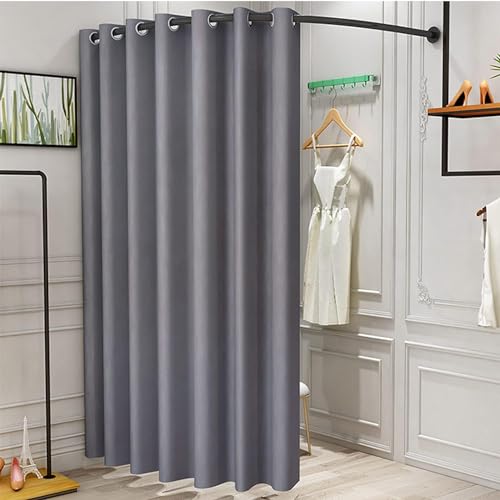 Cabine d'essayage d'angle murale noire pour valoriser les petits espaces - 2