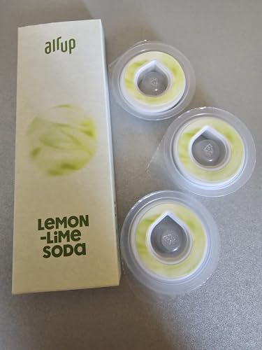 Generisch 3x POD Lemon Lime Soda Original, Zubehör für Trinkflasche, aromatisierte Pods, 0 Kalorien Pod Lemon Lime Soda