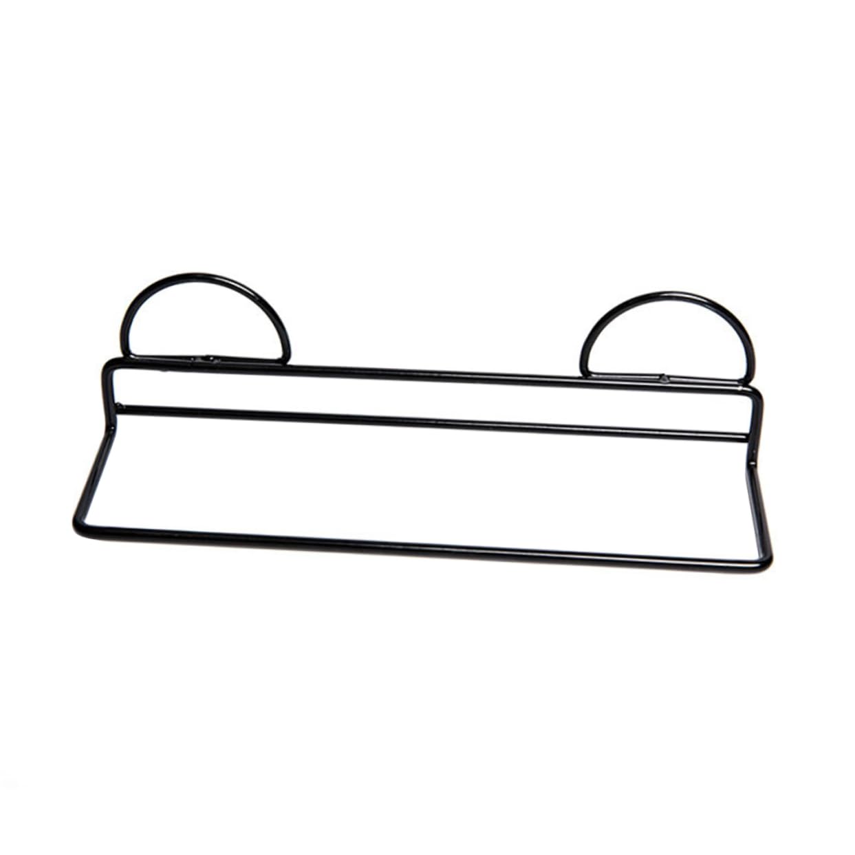 HOLIDYOYO Iron Wall Mounted Single Layer Shoe Rack Easy Install Hanging Shoe Holder for Bathroom Living Room Door Storage Organizer Design for Slippers Sneakers and High Heels