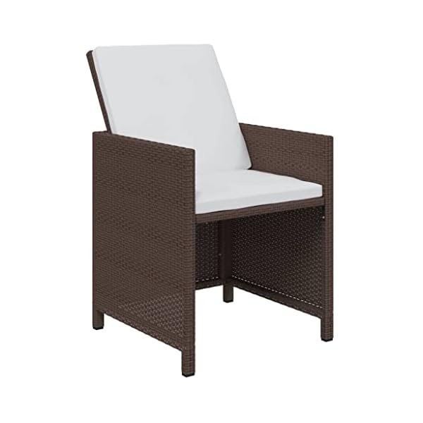 Garten-Essgruppe Polyrattan 21-teilig Braun