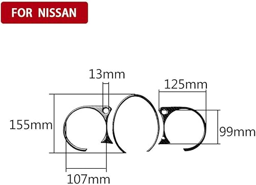 Miniatura 2 de 8 piezas de fibra de carbono interior cubierta decorativa completa para Nissan 370Z 2009-2020
