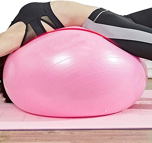 Pelota de Yoga morada para ejercicios de equilibrio en el hogar y relajación en la oficina 7