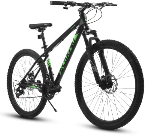 A27366 27 Inch Mountain Bike 21 Speed, Suspension Fork, Aluminum Frame Disc Brake, Mountain Biking for Both Men and Women