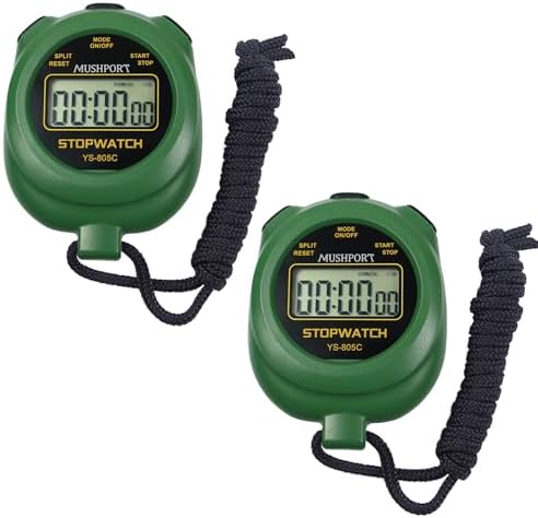 Pacote com 2 cronômetros esportivos digitais para treinadores, co...