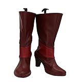 [AKANE] コスプレ 靴 ブーツ アラスター ハズビン・ホテル Hazbin Hotel Alastor 風 オーダー可 スタイル 製作可能 コスプレ小道具 cosplay shoes ハロウィン クリスマス コスチューム 舞台 (23cm)