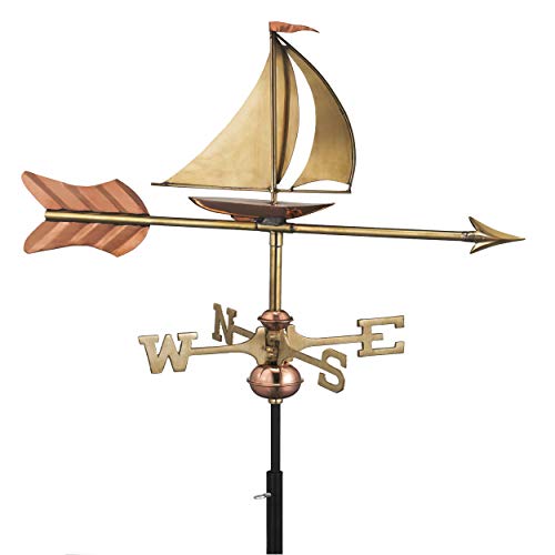Espira Sailing Boat Copper Cottage Weathervane
