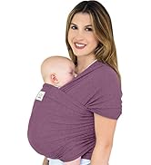 KeaBabies Baby Wrap Carrier - All in 1 Original Breathable Baby Sling, Lightweight, Hands Free Ba...