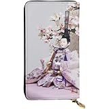 [YINGD] ひな祭り 雛人形 雛祭り ひな人形 7 すべての財布 長財布 本革 薄型二つ折り スマホ入れ可 シンプル 小銭入れ カード 現金 大容量収納 ファスナー ビジネスウォレッ 男女兼用 人気 クリスマス/新年プレゼント