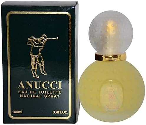 Anucci Eau de Toilette Spray for Men, 3.4 Ounce