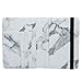 ZONGSHU Marble Pattern Leather Passport Holder Cover Rfid Blocking Travel Wallet White