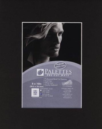 CountryArtHouse Palettes Pre-Cut Mat- Smooth Black 11x14 Inch (7.5x9.5 Inch Window)-picture-30