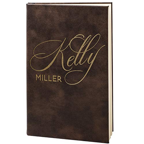 Personalized Leather Journal, Rustic, Lined Pages - Notebook for Women, Men, Traveler - Customized...