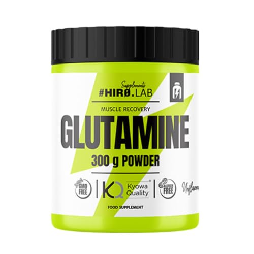 #Hiro.Lab Glutamina – 300 g | Premium Kyowa Quality® Glutamina para recuperación muscular y apoyo digestivo