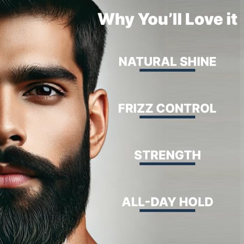 Image of ALL MAN Fuzz Fixer Beard Styling Paste, Strong Hold Cream Wax, With Mango Butter & Milk Protein for Strong Hair | 50g