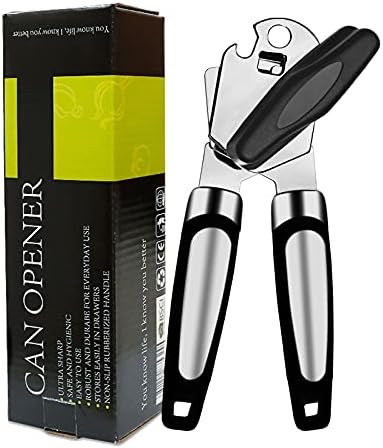 Belloxis Tin Openers Manual Can Openers That Work, 3 in 1 Beer Safety Openers