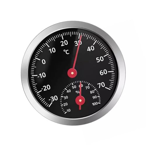 Auto Thermometer Hygrometer Analog Mechanisch für Fahrzeuginnenraum