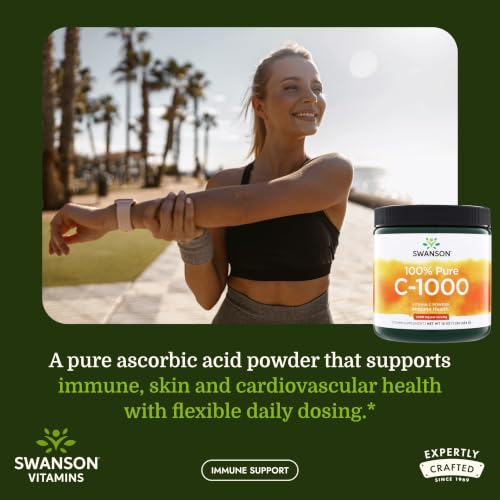 Swanson Vitamin C Pure Ascorbic Acid Powder