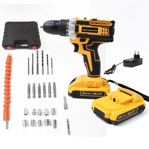 Image of 21 V lithium Double battery cordless drill set (29 Pcs Set)