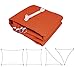Produktbild Laneetal Sonnensegel Rechteck, Sonnenschutz Garten Balkon Terrasse HDPE atmungsaktiv Schattenspender Rechteckig 2 x 3 m Terrakotta