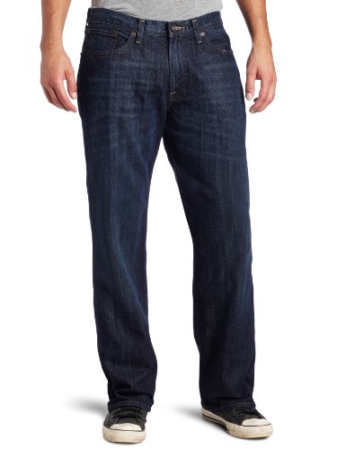 Lucky Brand Mens Men's Vintage Straight Long Inseam Jean, Ol Oklahoma, 40